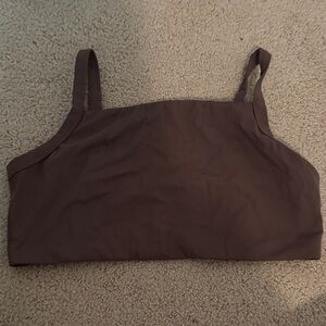 Aerie Offline Brown Medium Support square neck sports Bra